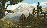 Norman Parkinson Mt. Rainier, Washington painting